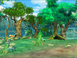 forest scene 1 3D Model