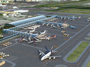 aeroporto internazionale 001 Modello 3D