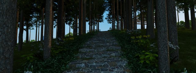 ladder and woods 01 Model 3D .c4d .max .obj .3ds .fbx .stl .blend 