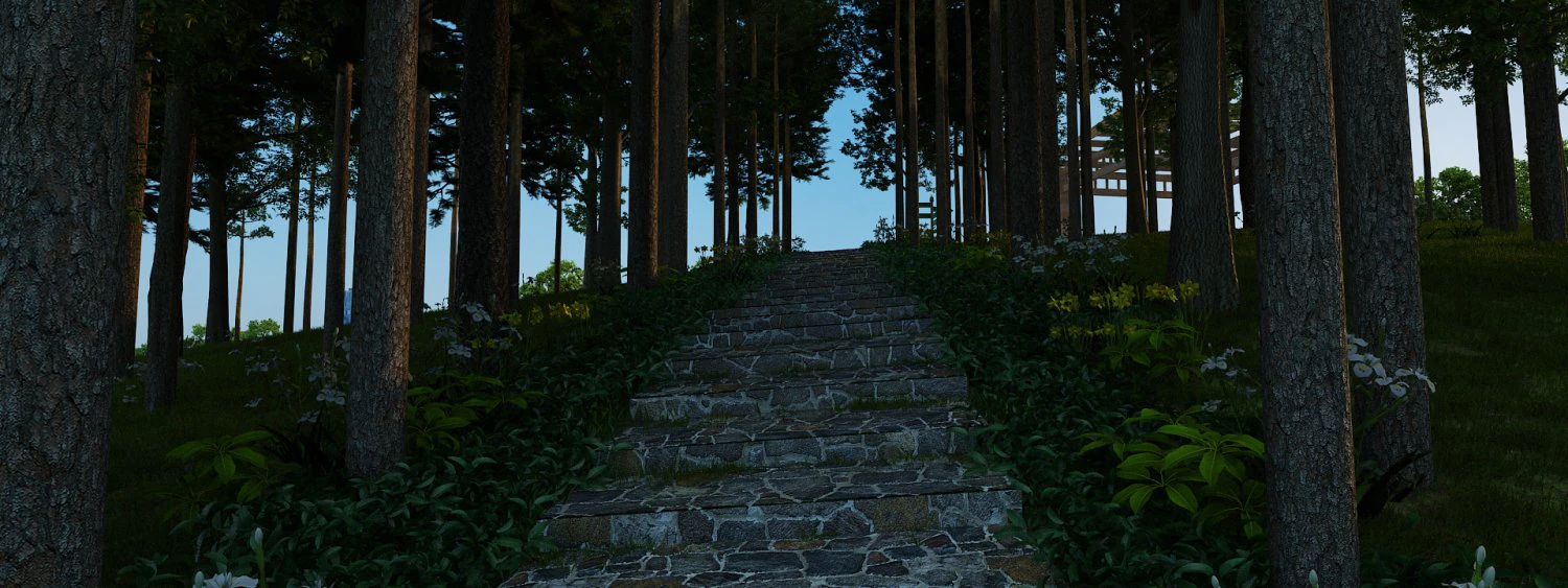ladder and woods 01 3D Model .c4d .max .obj .3ds .fbx .stl .blend 