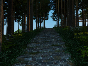 ladder and woods 01 3D 模型