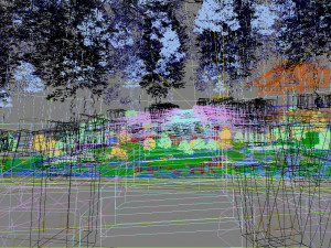ladder and woods 01 Model 3D