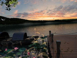 lake landscape 001 3D Model