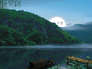 lake landscape 004 3D Model