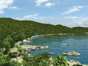 lake landscape 005 Modelo 3D