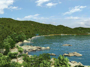 pemandangan danau 005 Model 3D