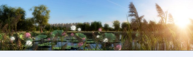lake landscape 007 3D Модель .c4d .max .obj .3ds .fbx .stl .blend 