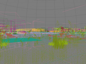 lake landscape 007 3D Модель