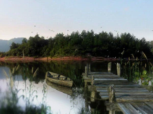 pemandangan danau 006 Model 3D