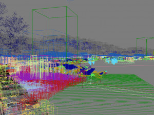 lakeside vegetation and woods 01 Modelo 3D