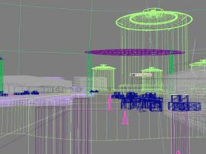 large container terminal 01 3D Model