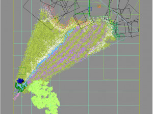 lavender field 3 Model 3D