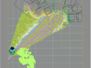lavender field 3 3D Model
