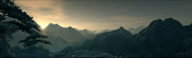 mountain sence 002 Model 3D .c4d .max .obj .3ds .fbx .stl .blend 