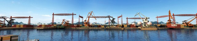 petroleum chemical terminals and ports Modello 3D .c4d .max .obj .3ds .fbx .stl .blend 