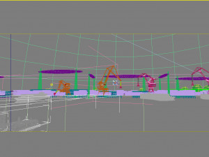 petroleum chemical terminals and ports Modello 3D