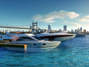 piers and bridges yacht doc Modelo 3D