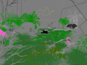 riparian forest scene 02 3D Model