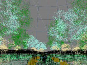 riparian forest scene 03 Modèle 3D