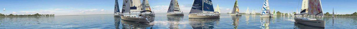 sailboat on the sea 3D Model .c4d .max .obj .3ds .fbx .stl .blend 