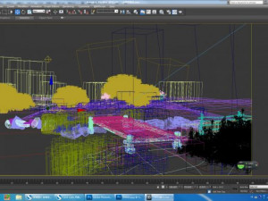 scenic bridge 3D-Modell