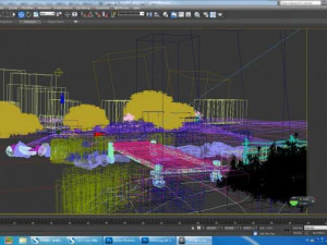 scenic bridge 3D Model