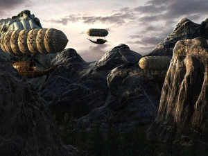 cidade de fic&ccedil;&atilde;o cient&iacute;fica 02 Modelo 3D