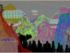 sci-fi city 02 Modello 3D
