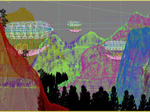 sci-fi city 02 3D Model