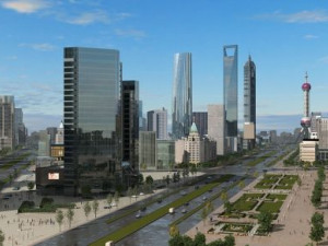 shanghai oriental financial plaza 3D 모델