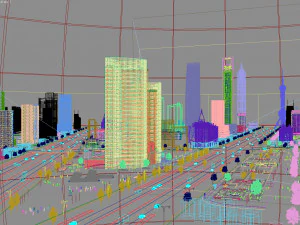 shanghai oriental financial plaza 3D Model