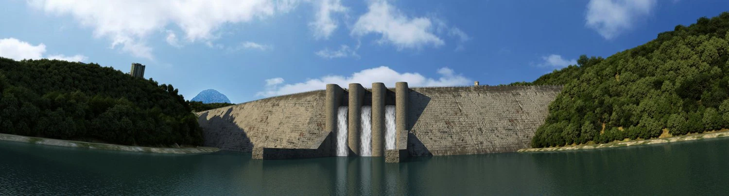 rasa bendungan kecil Model 3D .c4d .max .obj .3ds .fbx .stl .blend 