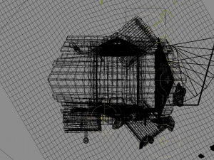 fantasy wooden cottages 3D Model