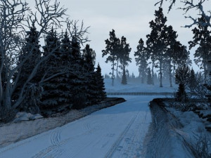 snow scene 002 3D Model