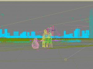 suburban forest 001 3D Model
