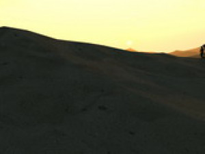 the caravan in the desert 3D-Modell