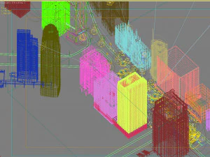 times square 3D Model