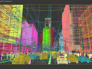 times square 3D 模型