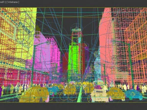 times square 3D Model