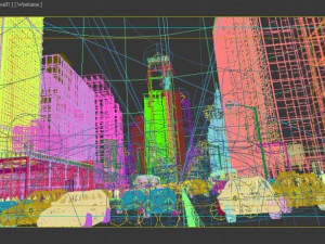 times square 3D Model