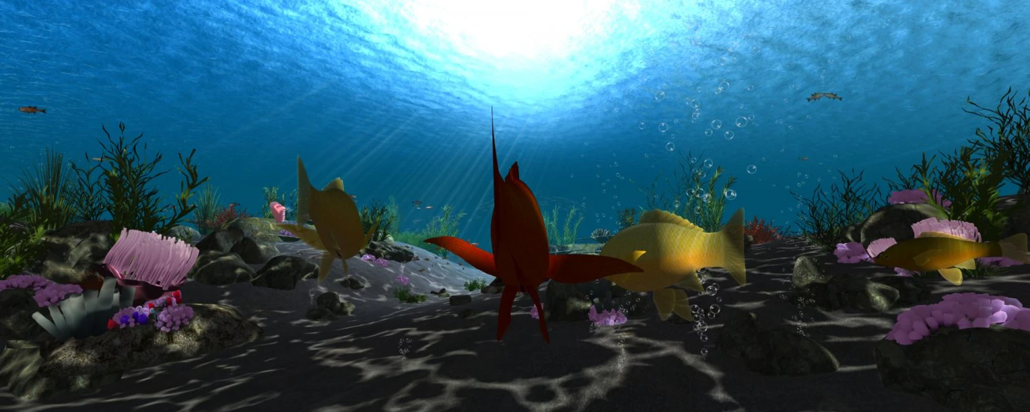 underwater world 001 3 3D Model .c4d .max .obj .3ds .fbx .stl .blend 
