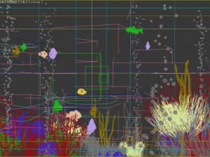 underwater scene 3D Model