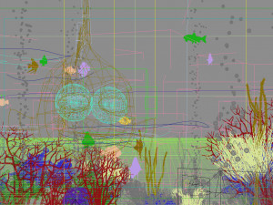 underwater scene 3D Model