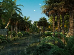 wetland scene 3 3Dモデル