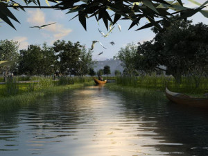 wetland sence 04 Modelo 3D