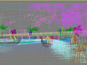 wetland sence 05 Modello 3D