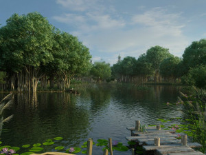 wetland sence 08 3D Model