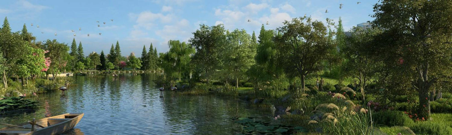 wetland sence 09 3D Model .c4d .max .obj .3ds .fbx .stl .blend 