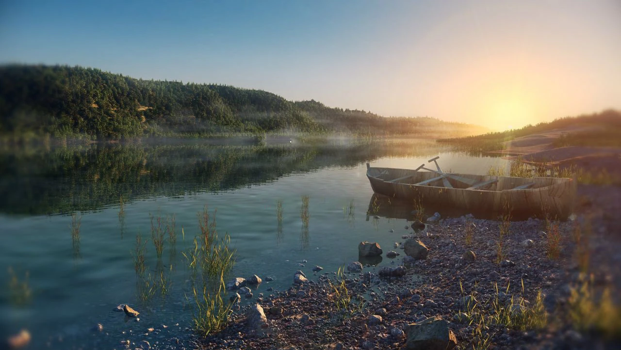 wetland sence 10 3D Model .c4d .max .obj .3ds .fbx .stl .blend