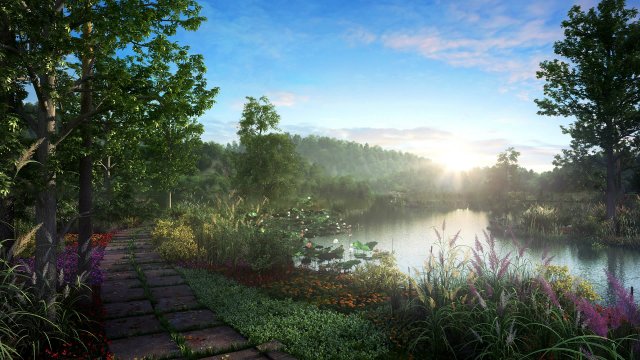 wetland sence 12 3Dモデル .c4d .max .obj .3ds .fbx .stl .blend 